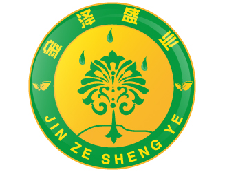 何錦江的北京金澤盛業(yè)商業(yè)服務(wù)有限公司logo設(shè)計(jì)