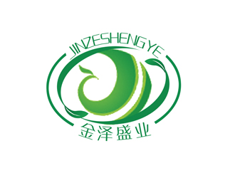 王明明的北京金澤盛業(yè)商業(yè)服務(wù)有限公司logo設(shè)計