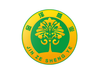 何錦江的北京金澤盛業(yè)商業(yè)服務(wù)有限公司logo設(shè)計