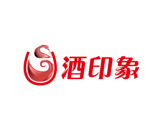 黃安悅的酒印象-進口酒業(yè)logo設(shè)計