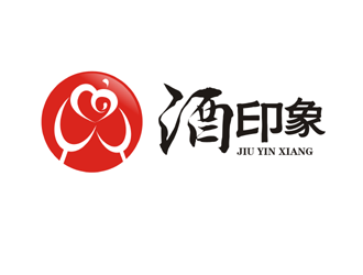 譚家強的酒印象-進(jìn)口酒業(yè)logo設(shè)計