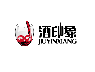 何錦江的酒印象-進口酒業(yè)logo設(shè)計