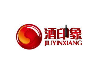 何錦江的酒印象-進(jìn)口酒業(yè)logo設(shè)計