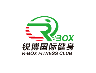 黃安悅的銳博國際健身logo設計