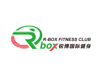 黃安悅的銳博國際健身logo設計