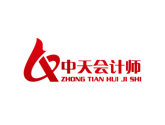 周金進的中天會計師logo設(shè)計