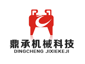 倉小天的公司名稱：湖南鼎承機(jī)械科技有限公司logo設(shè)計