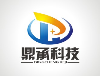 張軍代的公司名稱：湖南鼎承機械科技有限公司logo設(shè)計