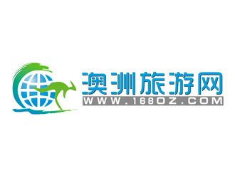 祝小林的www.168oz.com  澳洲旅游網(wǎng)logo設(shè)計