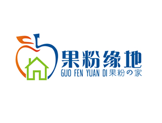 廖燕峰的果粉緣地logo設計