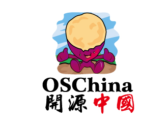 何錦江的開源中國OSChina 卡通LOGOlogo設(shè)計(jì)