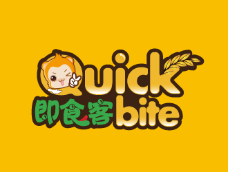 黃安悅的Quick bite 即食客logo設(shè)計(jì)