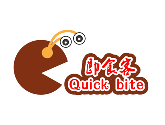 彭岳華的Quick bite 即食客logo設(shè)計