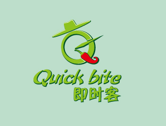 楊劍的Quick bite 即食客logo設(shè)計