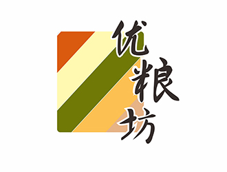 AR科技核心～雪狐設(shè)計(jì)的優(yōu)糧坊logo設(shè)計(jì)