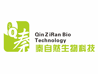 AR科技核心～雪狐設(shè)計的秦自然生物科技 QinＺiRan BioTechnologylogo設(shè)計