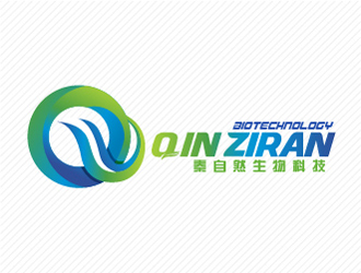 陳曉濱的秦自然生物科技 QinＺiRan BioTechnologylogo設(shè)計(jì)