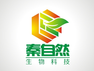 張軍代的秦自然生物科技 QinＺiRan BioTechnologylogo設(shè)計(jì)