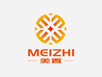 譚家強的圖標和MEIZHI字標logo設(shè)計