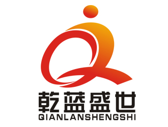 李正東的北京乾藍(lán)盛世國(guó)際廣告有限公司logo設(shè)計(jì)