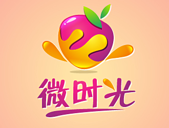 白冰的微時(shí)光果汁飲料店logo設(shè)計(jì)