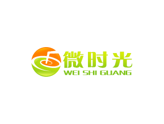 周金進的微時光果汁飲料店logo設計