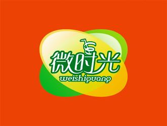 譚家強的微時光果汁飲料店logo設計