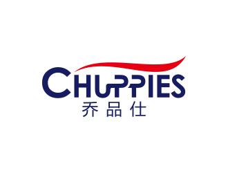 黃安悅的英文:chuppies 中文：?jiǎn)唐肥薼ogo設(shè)計(jì)