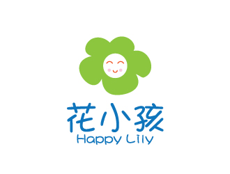 陳兆松的花小孩甜品休閑吧logo設計