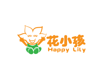 周耀輝的花小孩甜品休閑吧logo設計