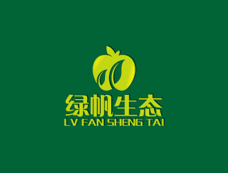 周金進的綠帆生態(tài)logo設計