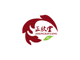 陳兆松的正欣堂茶莊logo設計