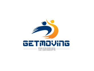 秦曉東的GETMOVING    型動體育logo設計