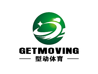 彭波的GETMOVING    型動(dòng)體育logo設(shè)計(jì)