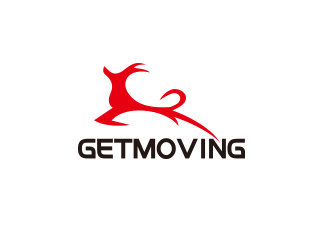 何錦江的GETMOVING    型動體育logo設計