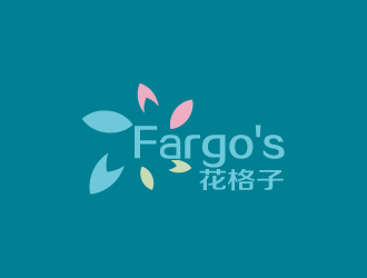 秦曉東的花格子Fargo's（Tea café）甜品店logo設計