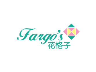 陳兆松的花格子Fargo's（Tea café）甜品店logo設計