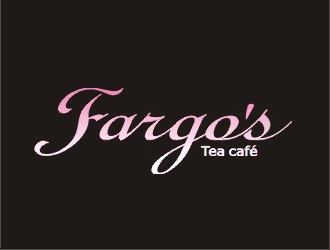 鄭國麟的花格子Fargo's（Tea café）甜品店logo設計