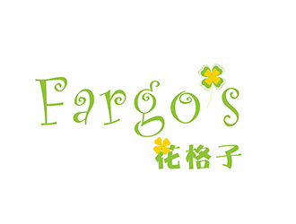 AR科技核心～雪狐設(shè)計的花格子Fargo's（Tea café）甜品店logo設(shè)計