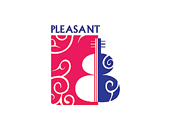 孫紅印的pleasant 吉它 小提琴 樂器 英文字體logo設(shè)計(jì)logo設(shè)計(jì)