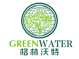 莊舜耕的格林沃特  green waterlogo設(shè)計