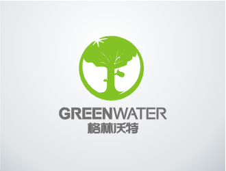 鄭國麟的格林沃特  green waterlogo設(shè)計