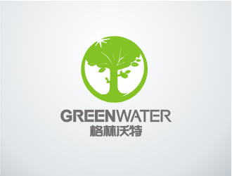 鄭國麟的格林沃特  green waterlogo設(shè)計