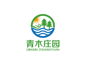 黃安悅的青木莊園logo設計