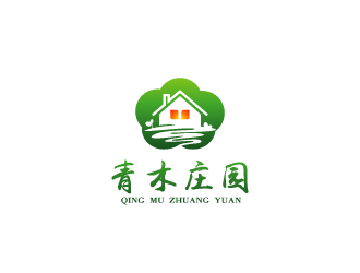 周金進(jìn)的青木莊園logo設(shè)計(jì)