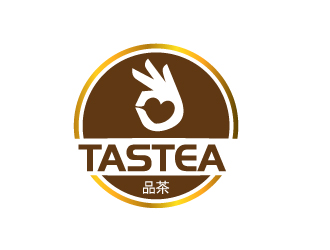 曉熹的Tastea品茶奶茶店logo設(shè)計