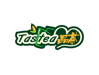 周金進(jìn)的Tastea品茶奶茶店logo設(shè)計