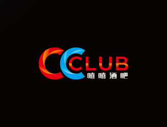 周金進的嘻嘻酒吧，，，英文用CC CLUBlogo設計