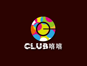 何錦江的嘻嘻酒吧，，，英文用CC CLUBlogo設計