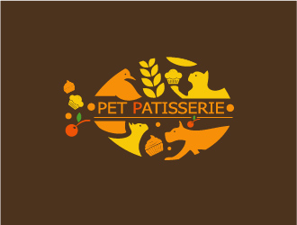 Ze的Pet Patisserie 蛋糕店logo設(shè)計